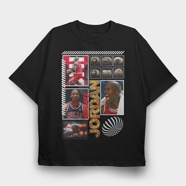 Jordan Nba Championship, Tricou Oversize Barbati (Unisex)