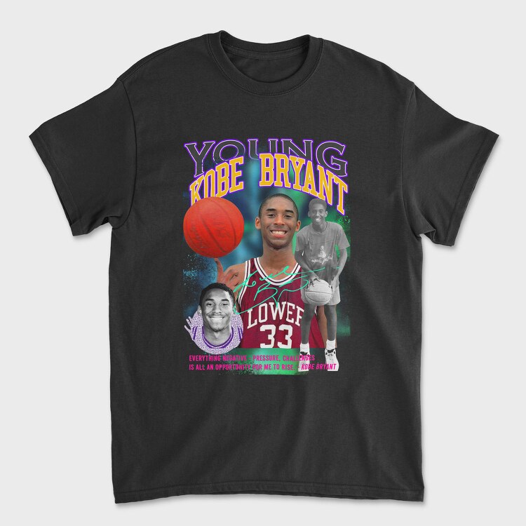 Kobe Bryant Basketball Motivation, Tricou Barbati (Unisex)