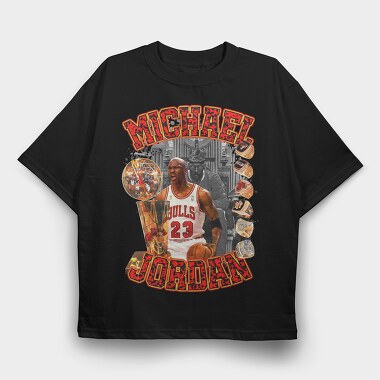 Michael Jordan Championship, Tricou Oversize Barbati (Unisex)