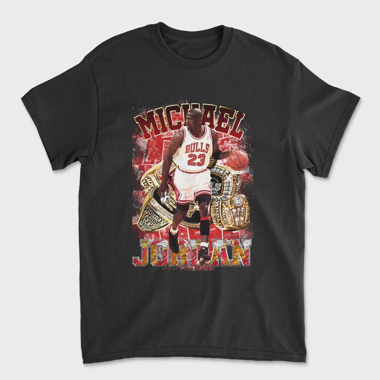 Michael Jordan Rings, Tricou Barbati (Unisex)