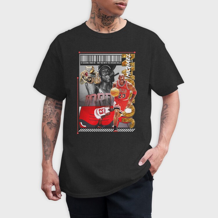 Michael 23 Bulls, Tricou Barbati (Unisex)