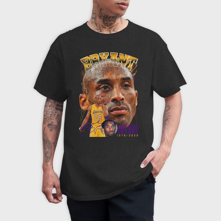 Kobe Bryant Lakers 24, Tricou Barbati (Unisex)
