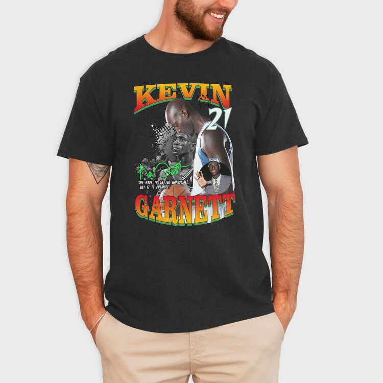 Kevin Garnett Tribute, Tricou Barbati (Unisex)
