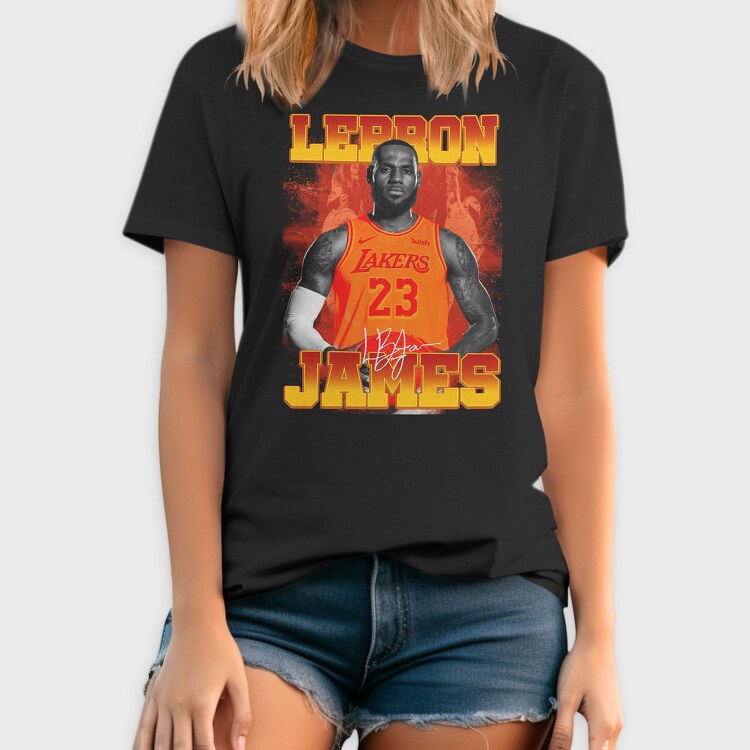 Nba Lebron James, Tricou Barbati (Unisex)