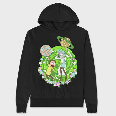 Rick and Morty 60, Hanorac Oversize Barbati (Unisex)