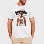 Dennis Rodman Bulls, Tricou Barbati (Unisex)