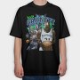 Garnett Wolf, Tricou Oversize Barbati (Unisex)
