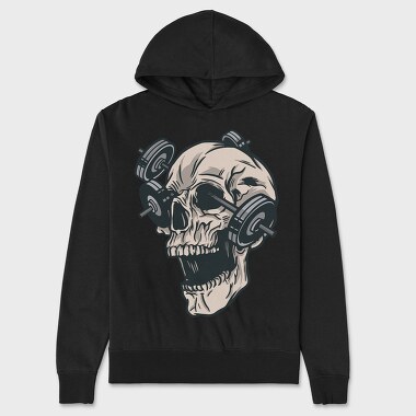 Hanorac Barbati (Unisex), Skull Gym