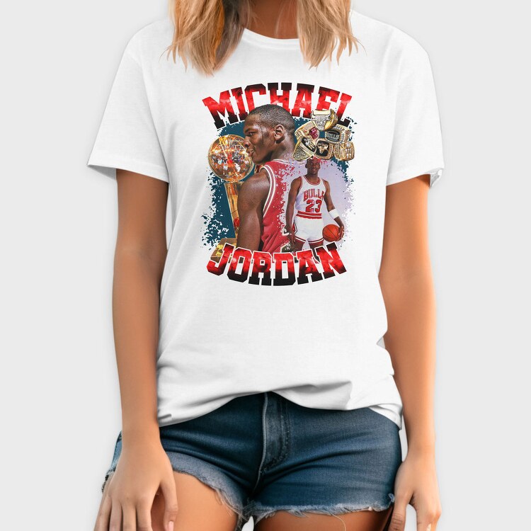 Michael Jordan Bulls, Tricou Barbati (Unisex)