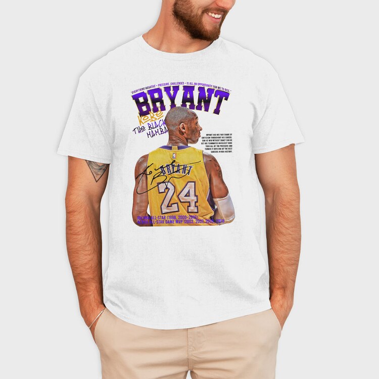 Kobe Bryant Mamba, Tricou Barbati (Unisex)