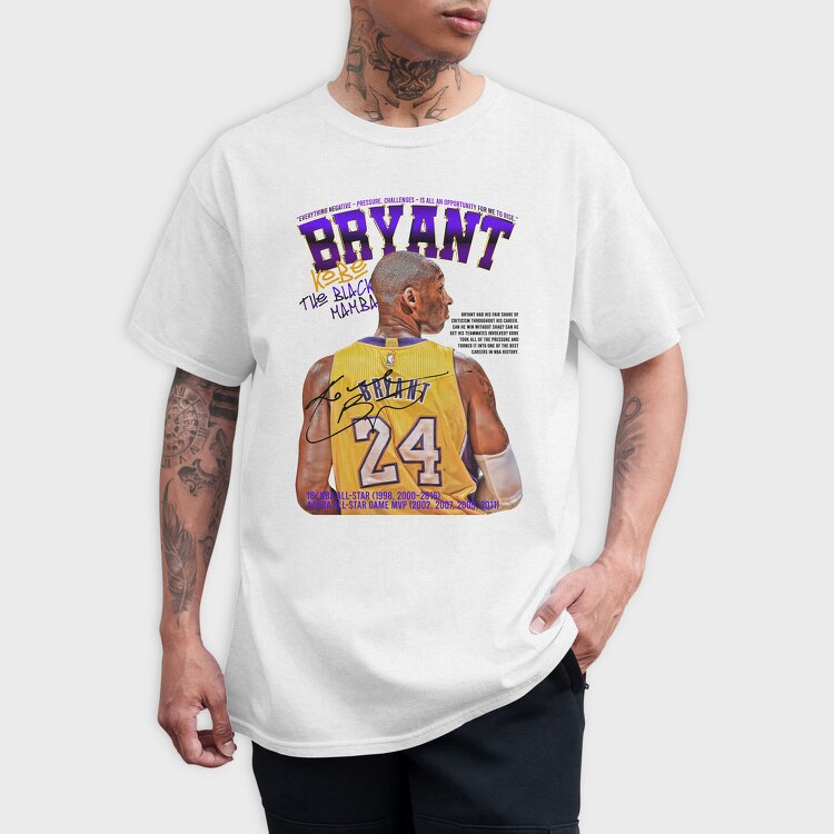 Kobe Bryant Mamba, Tricou Barbati (Unisex)