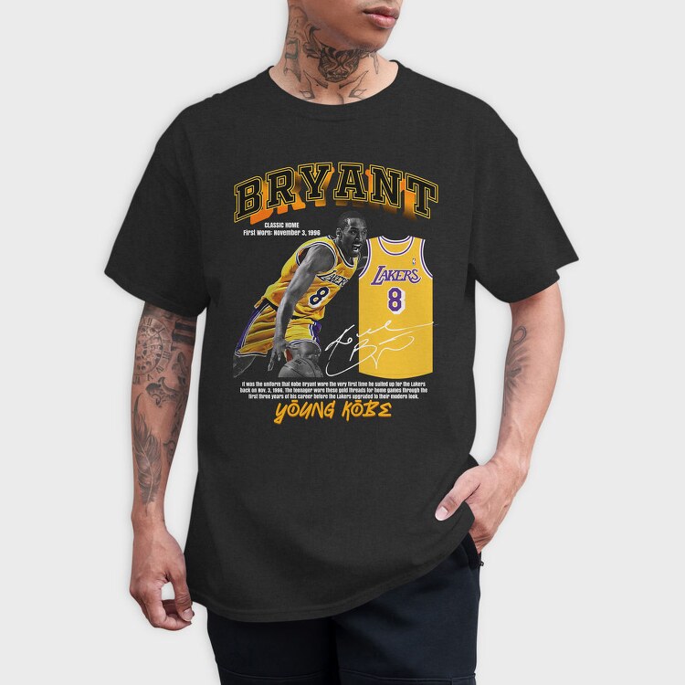 Bryant Lakers Jersey, Tricou Barbati (Unisex)