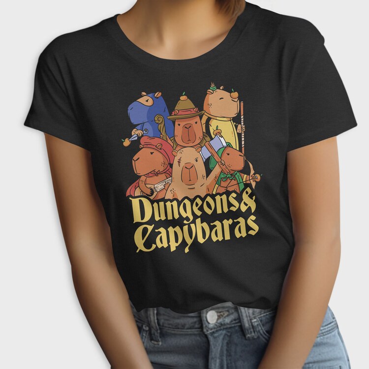 Dungeons and Capybaras, Tricou Femei