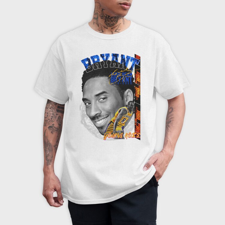 Kobe Bryant Young Kobe, Tricou Barbati (Unisex)