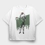 LARRY BIRD Art1, Tricou Oversize Barbati (Unisex)