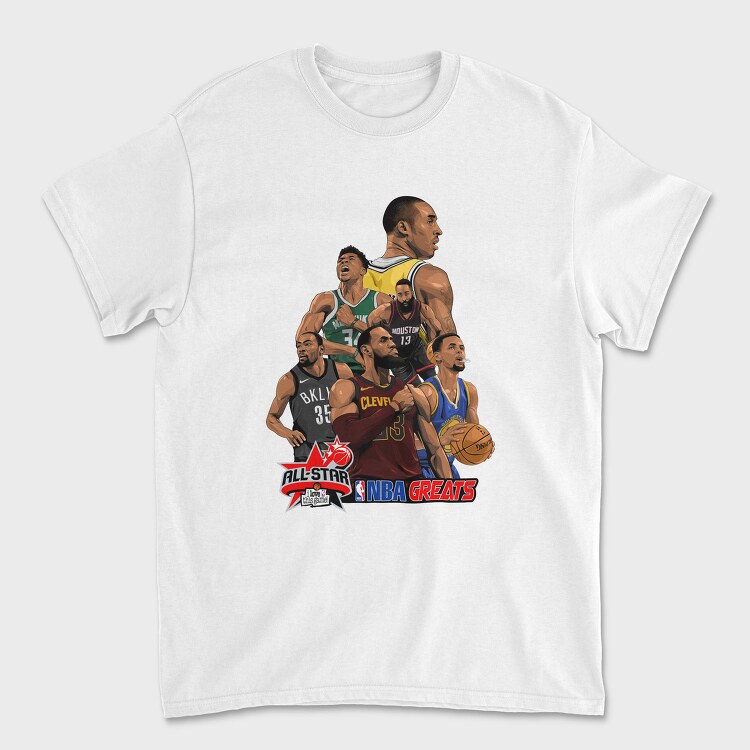 NBA SUPERSTARS, Tricou Barbati (Unisex)