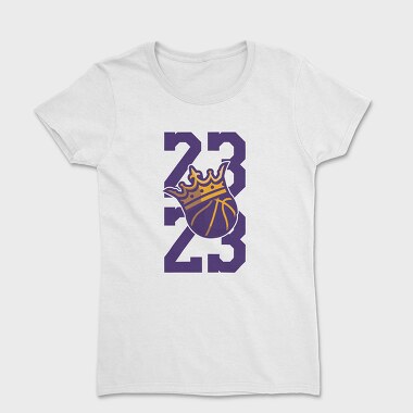 23 KING JAMES, Tricou Femei