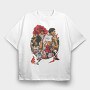D ROSE Collage Art, Tricou Oversize Barbati (Unisex)