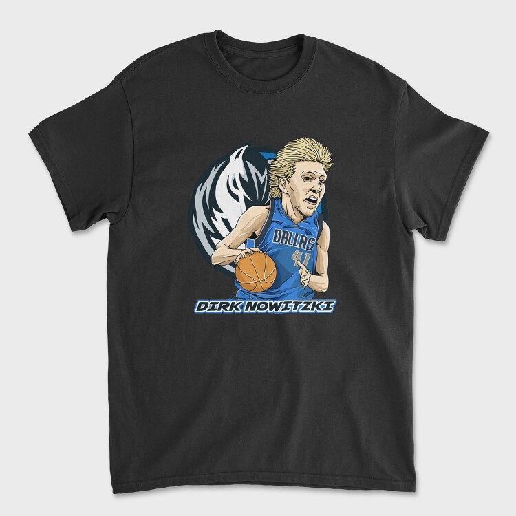 DIRK NOWITZKI Art, Tricou Barbati (Unisex)