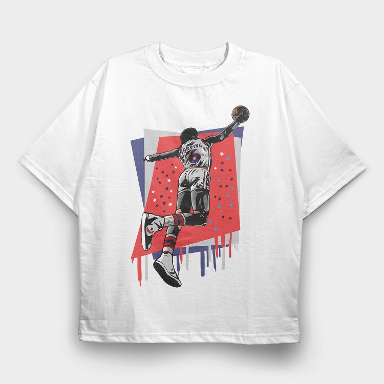 DR J, Tricou Oversize Barbati (Unisex)