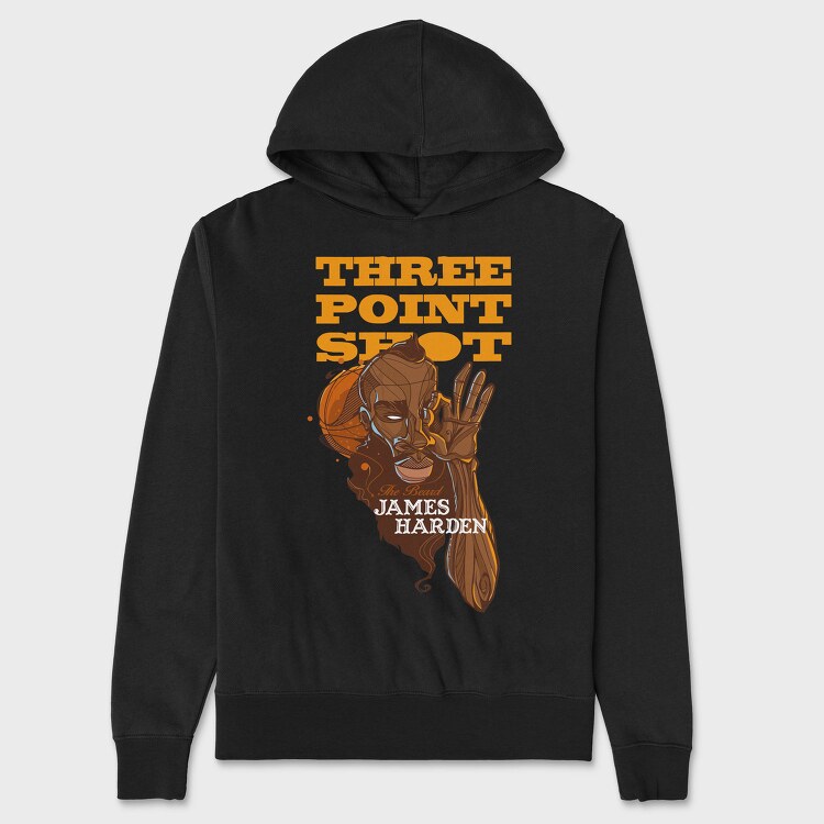 HARDEN 3 POINT SHOT, Hanorac Oversize Barbati (Unisex)