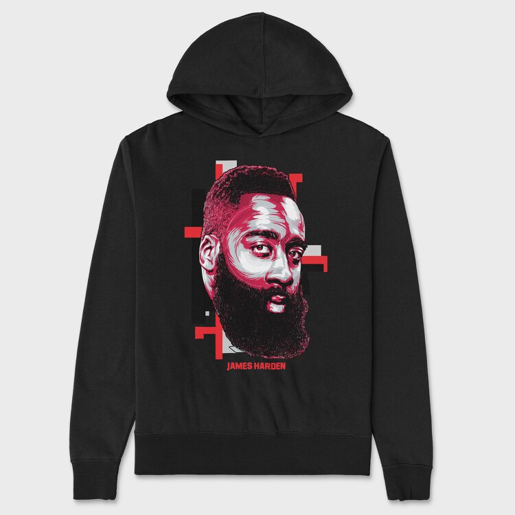 J HARDEN ART1, Hanorac Oversize Barbati (Unisex)
