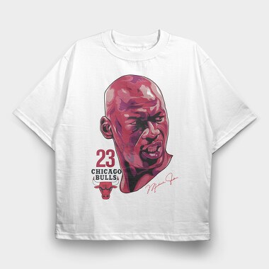 JORDAN Bust Art, Tricou Oversize Barbati (Unisex)