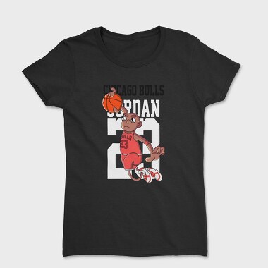 JORDAN Cartoon Art, Tricou Femei