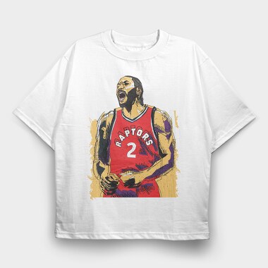 KAWHI L Art1, Tricou Oversize Barbati (Unisex)