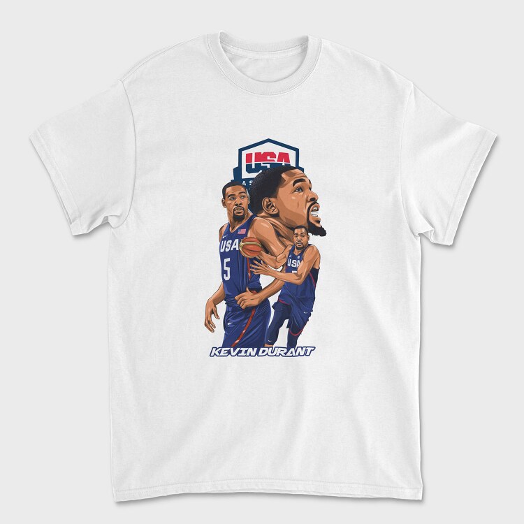 KEVIN D USA, Tricou Barbati (Unisex)