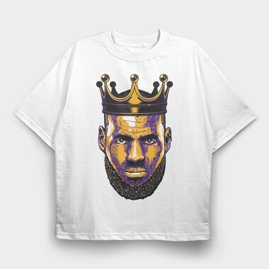 KING JAMES 1, Tricou Oversize Barbati (Unisex)