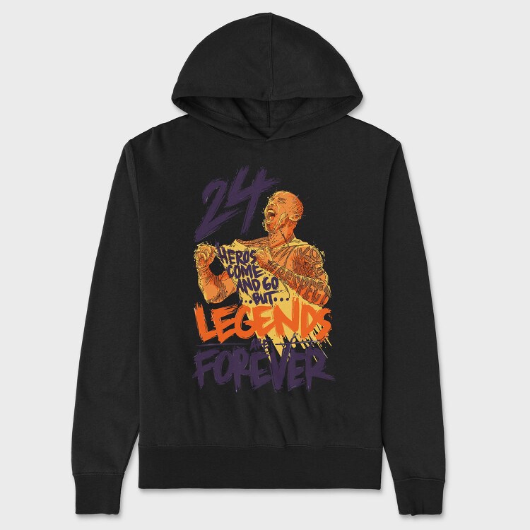 KOBE Legends Are Forever, Hanorac Oversize Barbati (Unisex)