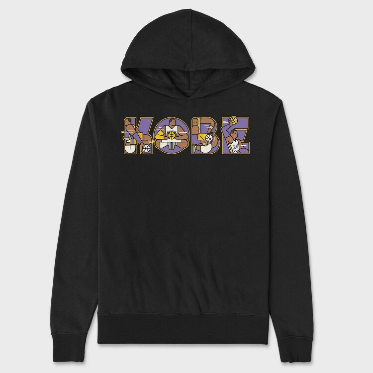 KOBE Name Art, Hanorac Oversize Barbati (Unisex)