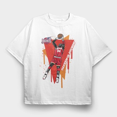 OLAJUWON Art1, Tricou Oversize Barbati (Unisex)