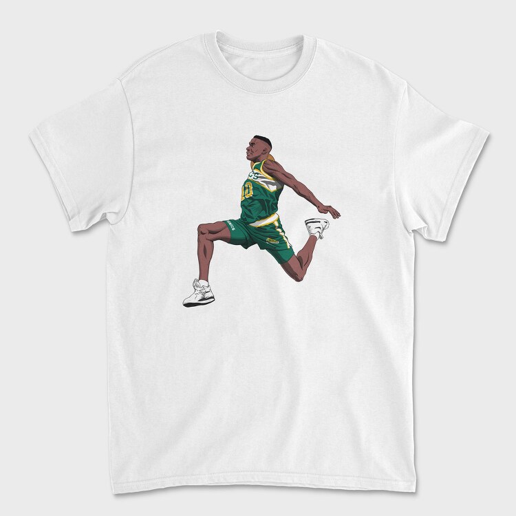 SHAWN KEMP Art1, Tricou Barbati (Unisex)