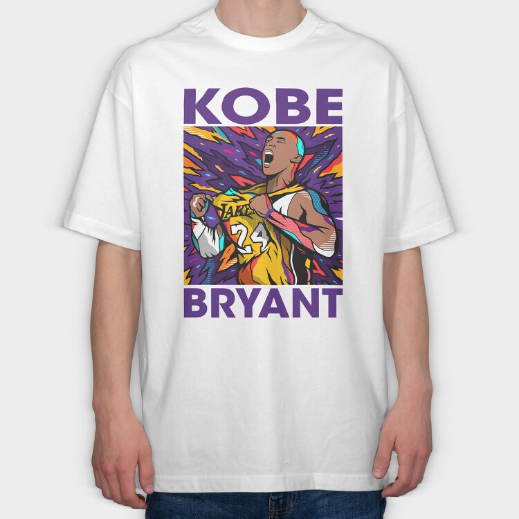 KOBE BRYANT Art4, Tricou Oversize Barbati (Unisex)