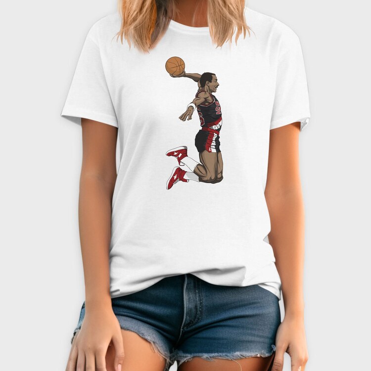 CLYDE DREXLER Art1, Tricou Barbati (Unisex)
