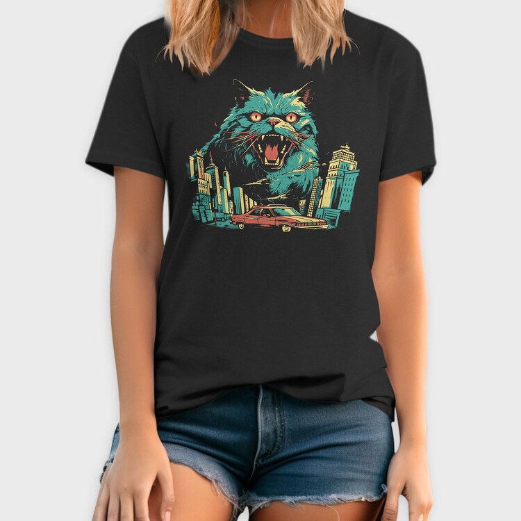 Catzilla 2, Tricou Barbati (Unisex)