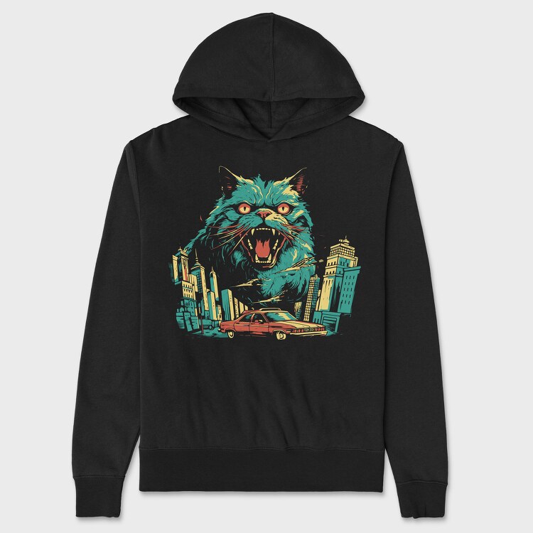 Catzilla 2, Hanorac Oversize Barbati (Unisex)