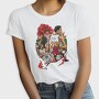 D ROSE Collage Art, Tricou Femei