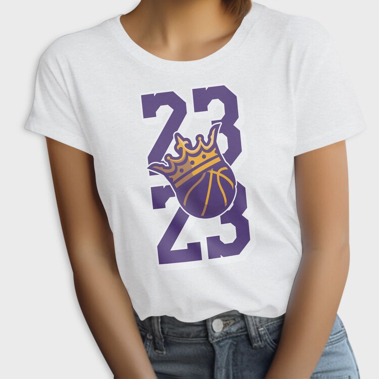 23 KING JAMES, Tricou Femei