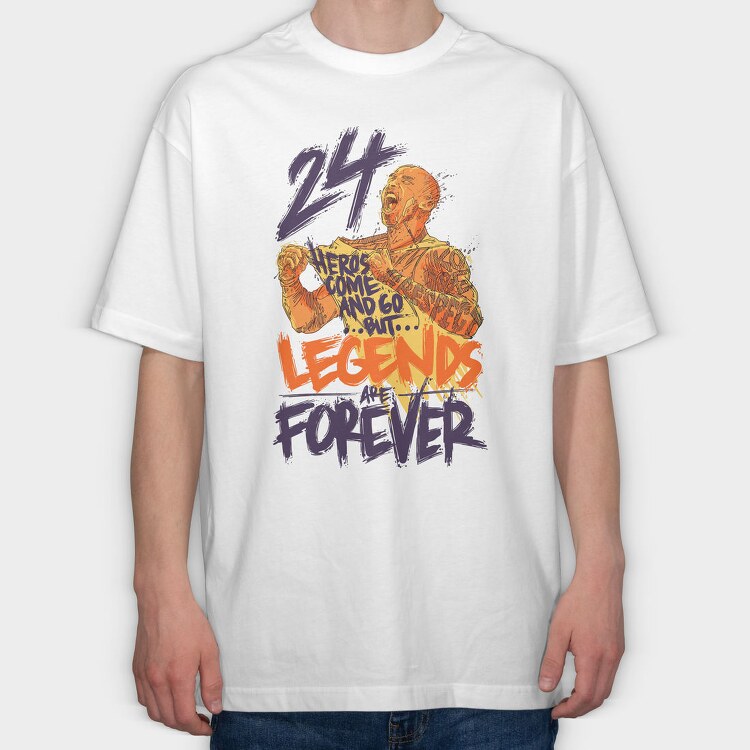 KOBE Legends Are Forever, Tricou Oversize Barbati (Unisex)