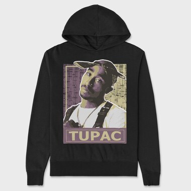 Tupac 2, Hanorac Oversize Barbati (Unisex)