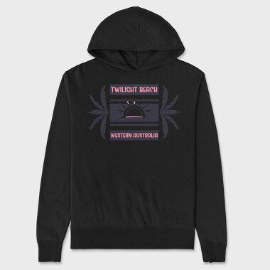Twilight Beach, Hanorac Oversize Barbati (Unisex)