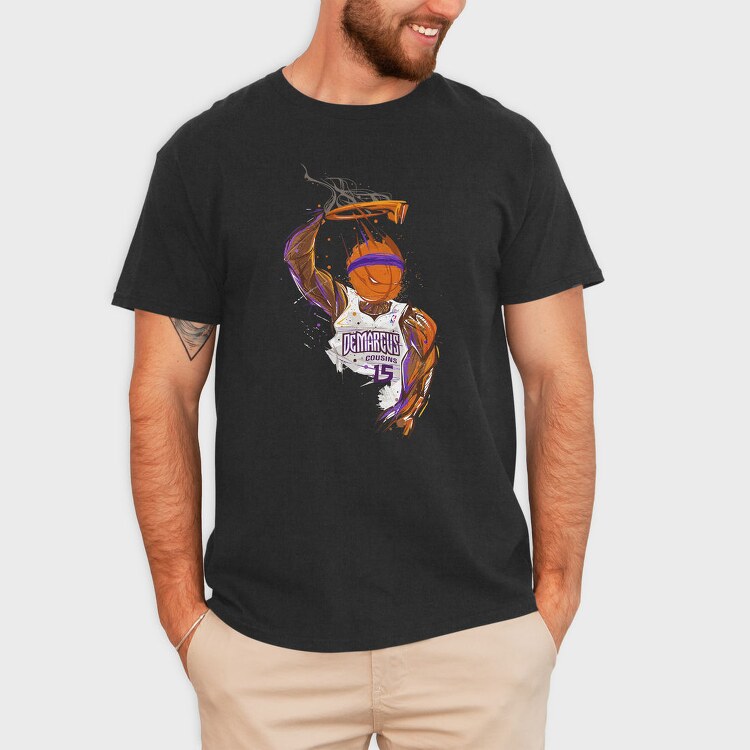 DEMARCUS COUSINS Art design1, Tricou Barbati (Unisex)