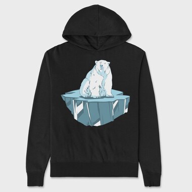 Polar Bear, Hanorac Oversize Barbati (Unisex)