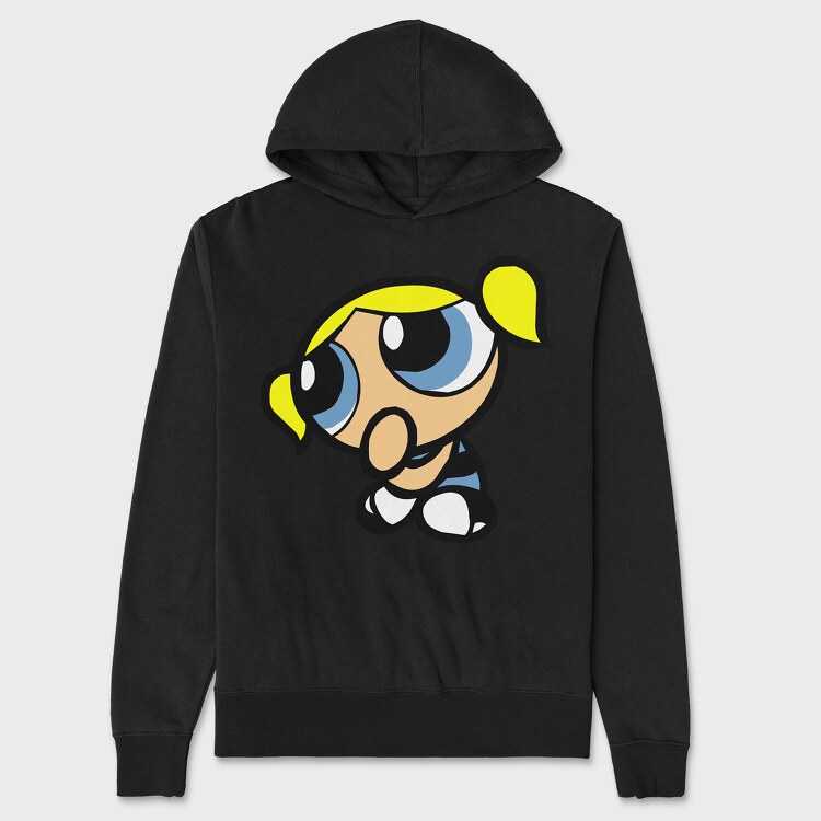 Hanorac Barbati (Unisex), Cartoon Retro the Powerpuff Girls 3