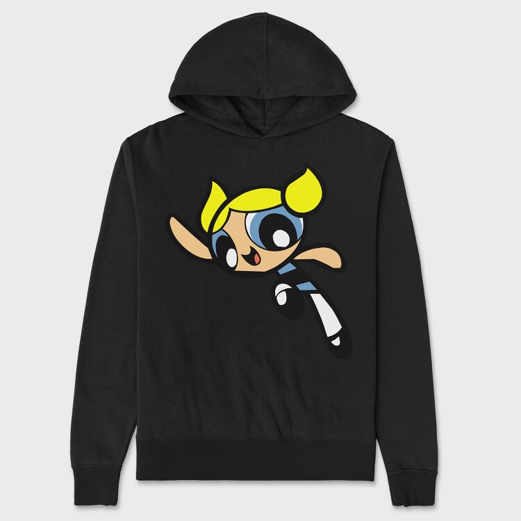 Hanorac Barbati (Unisex), Cartoon Retro the Powerpuff Girls 4