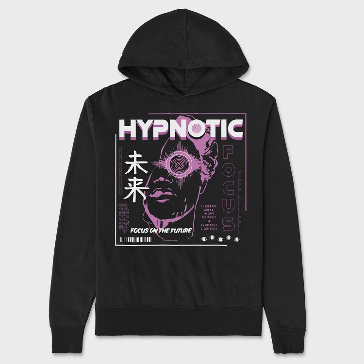 Hypnotic 1, Hanorac Oversize Barbati (Unisex)