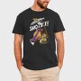 SHAQ ATTACK Art1, Tricou Barbati (Unisex)